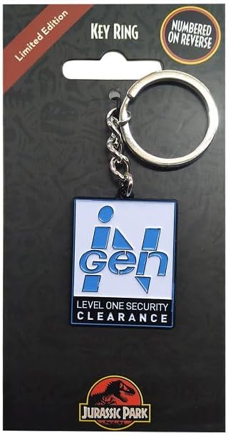 Jurassic Park Limited Edition InGen Key Ring