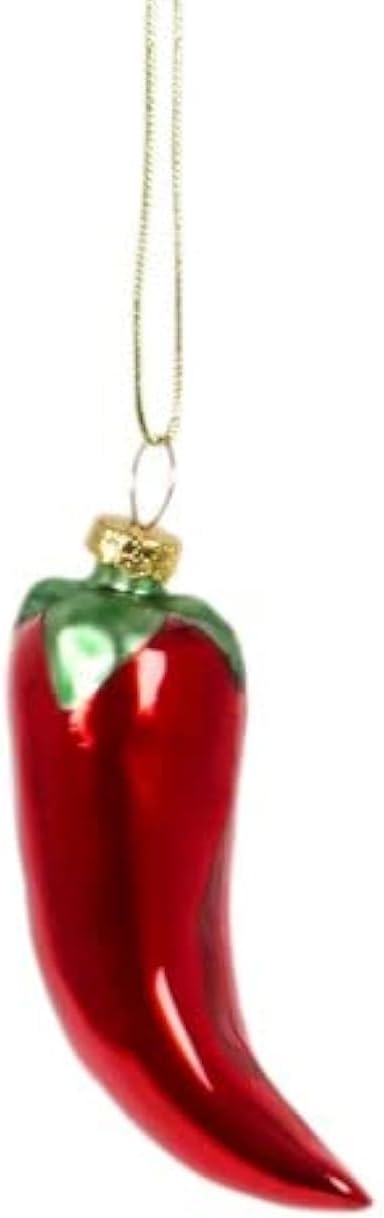 Mexican Chilli Pepper Shaped Bauble Red