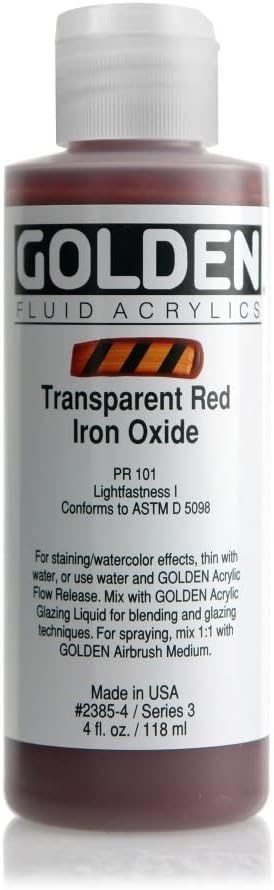 Golden Fluid 118ml Trans Red Ir Ox III