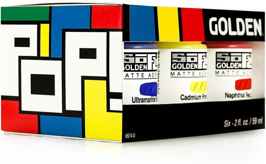 Golden Acrylics SoFlat Pop Set