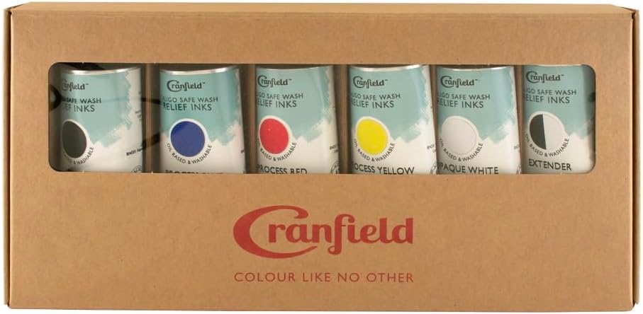 CALIGO SAFE WASH Relief ink SET of 6 x 75ml