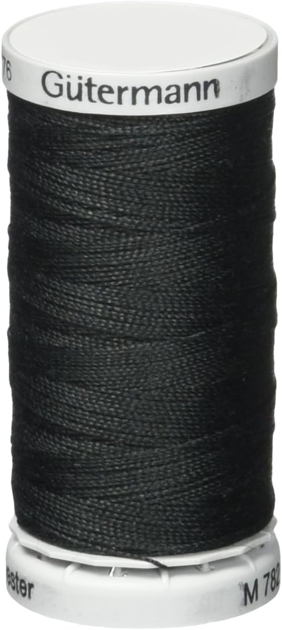 Extra Strong Thread: 100m Black