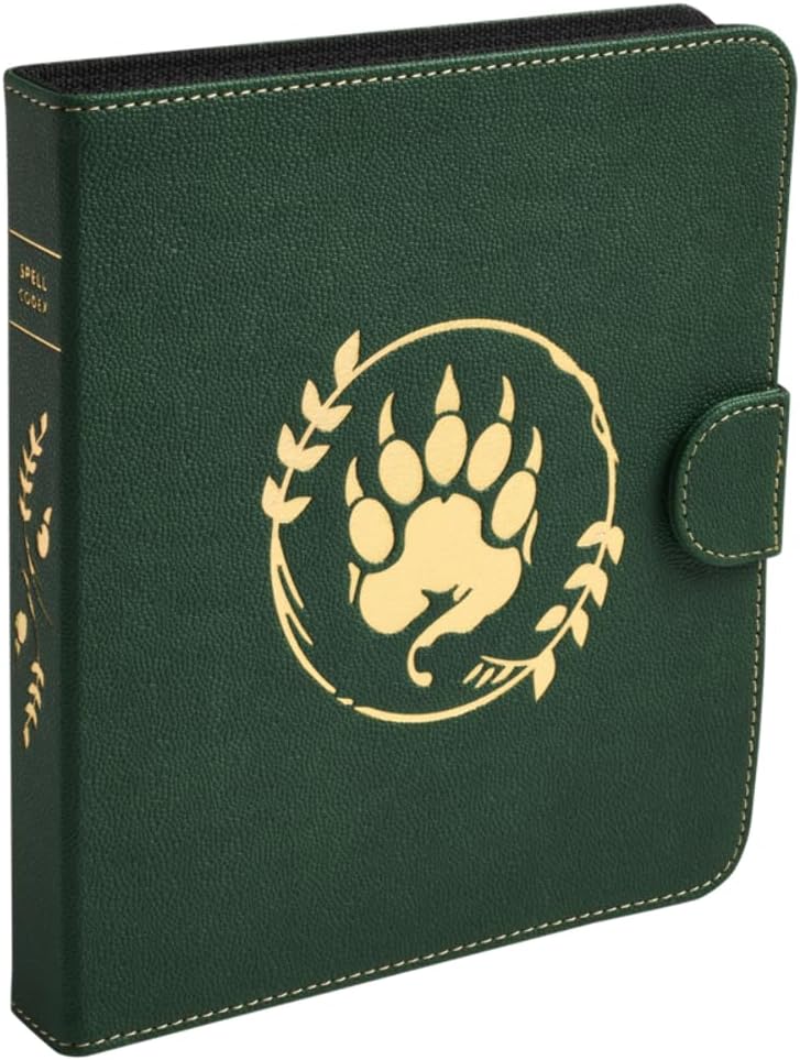 Dragon Shield Roleplaying Spell Codex - Forest Green