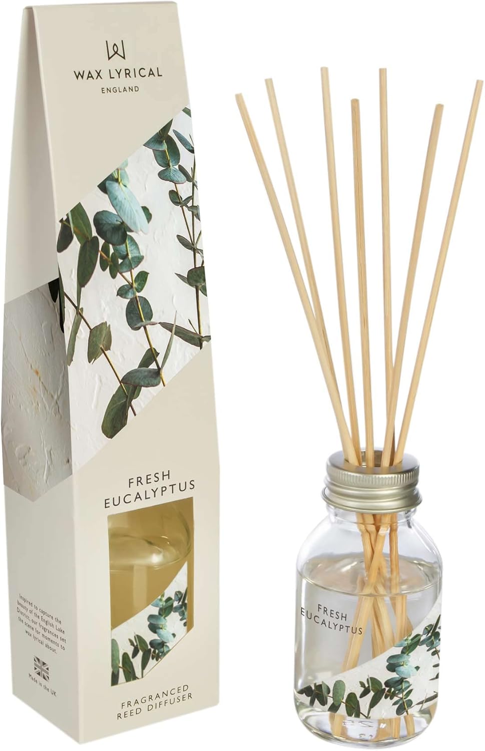 Wax Lyrical Reed Diffuser Fresh Eucalyptus 100ml (WLE3519)