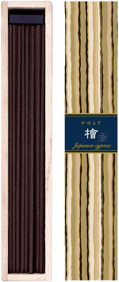 Kayuragi Japanese Cypress Incense (40 Sticks)