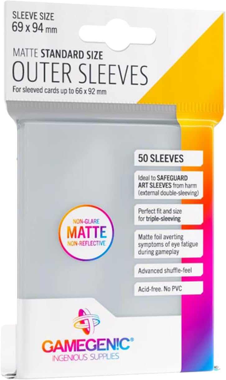 Gamegenic Outer Sleeves Matte Standard Size