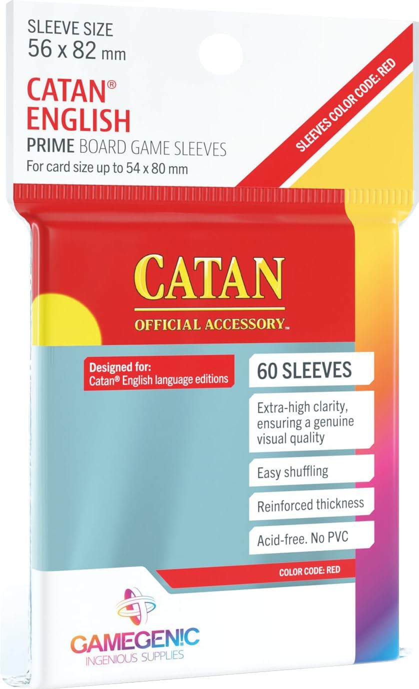 UNIT Gamegenic PRIME CATAN- Sized Sleeves 56 x 82 mm (50 ct.)