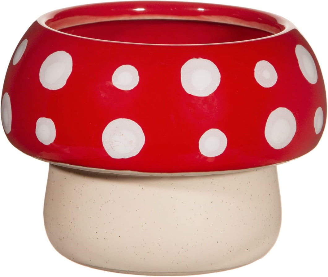 Red Mushroom Large Planter