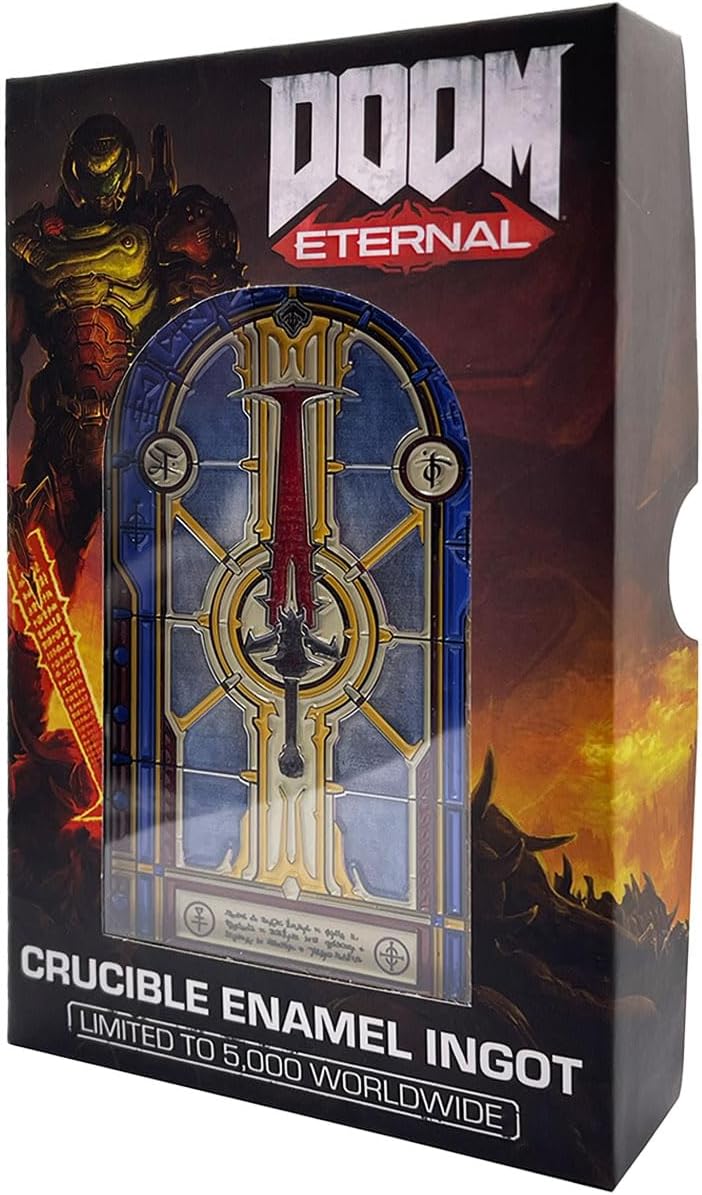 Doom Limited Edition Crucible Sword Stained Glass Window Ingot