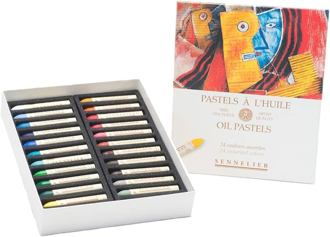 Sennelier Oil Pastel C/Board 24 Assorted