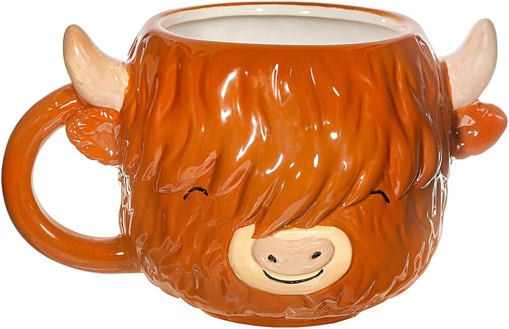 Highland Cow Shaped Mug