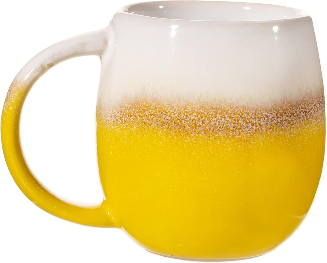 Dip Glazed Ombre Yellow Mug