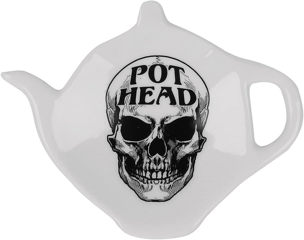 Pot Head: Tea Spoon Holder/Rest