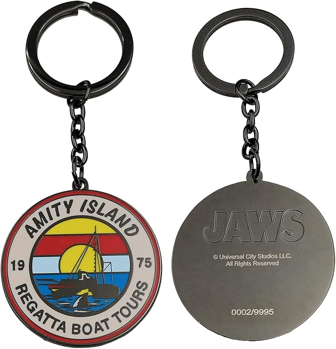 Jaws 50th Anniversary Regatta Boat Tour Keyring