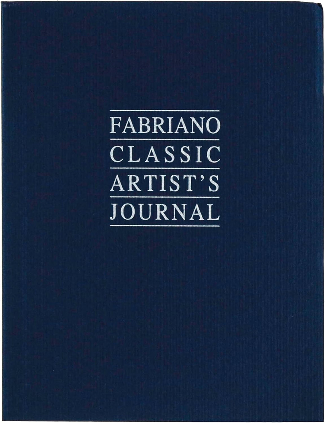 FAB. BLUE JOURNAL 5X7 CREAM/WHITE PAPER