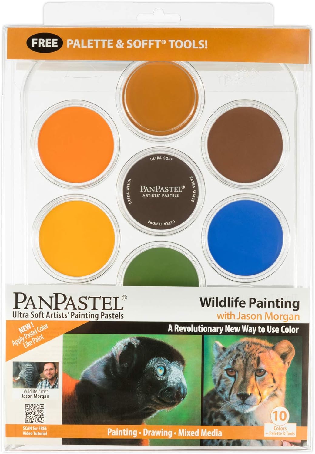 Pan Pastel Hanging Set of 10 Jason Morgan Wildlife Paint Kit