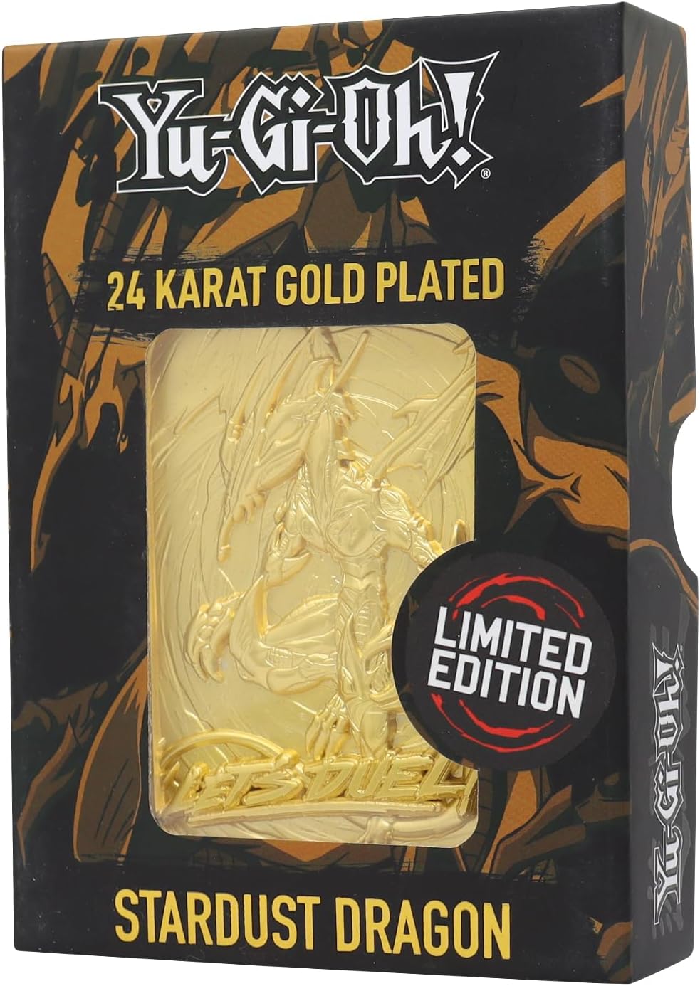 Yu Gi Oh! Limited Edition 24K Gold Plated Collectible Stardust Dragon