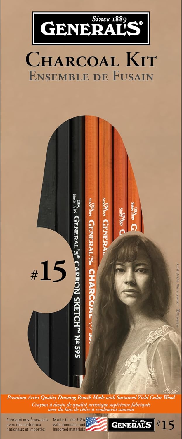 General Pencil #15 “The Original” Charcoal Drawing Kit