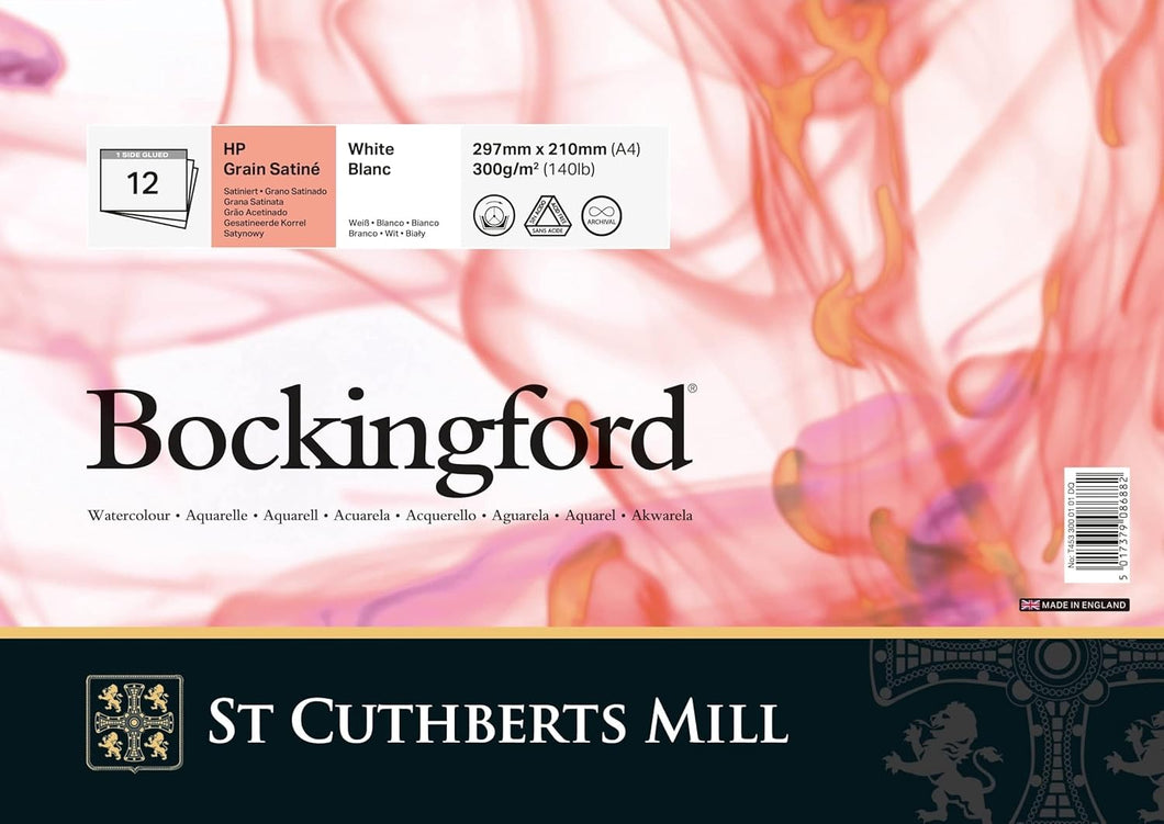 BOCKINGFORD GLUED PAD A4 300GSM HP