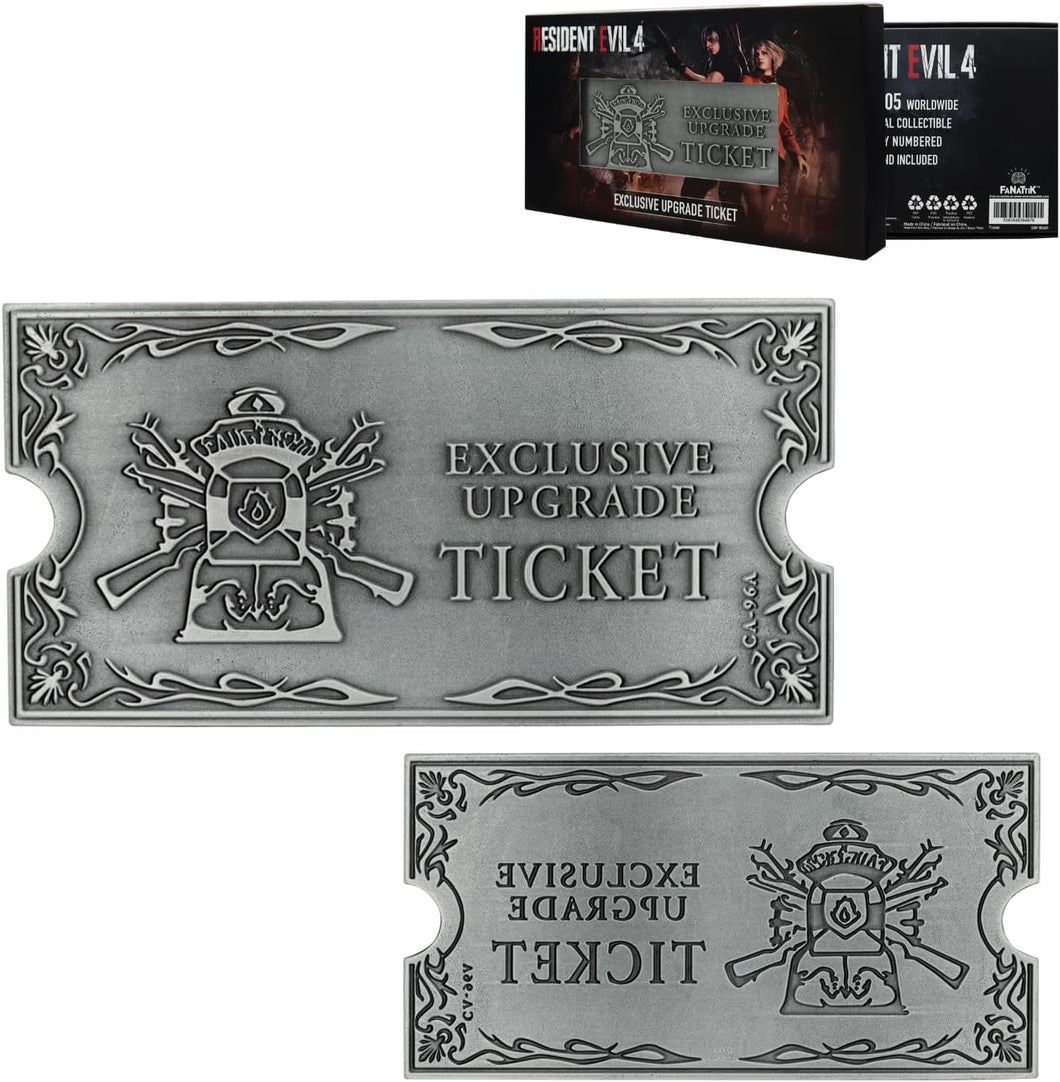 Resident Evil 4 Metal Exclusive Upgrade Ticket