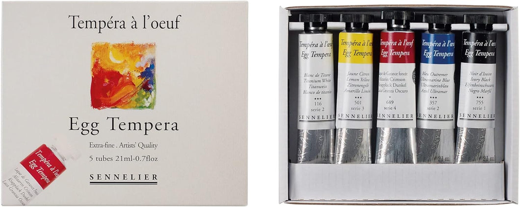 Sennelier Egg Tempera Starter Set (5 x 21ml)