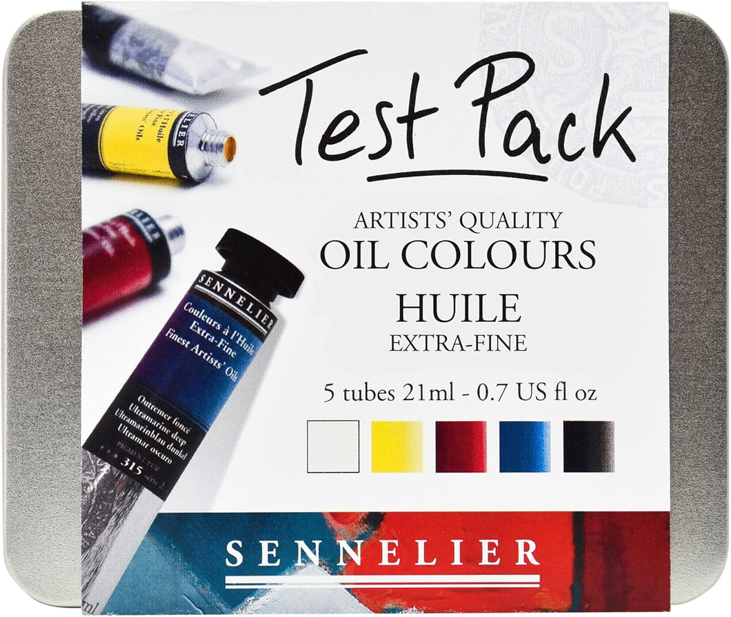 Sennelier TEST PACK - 5 x 21ml Artist Oil tubes