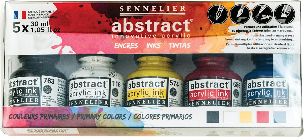 Sennelier Abstract Ink set 5 x 30ml