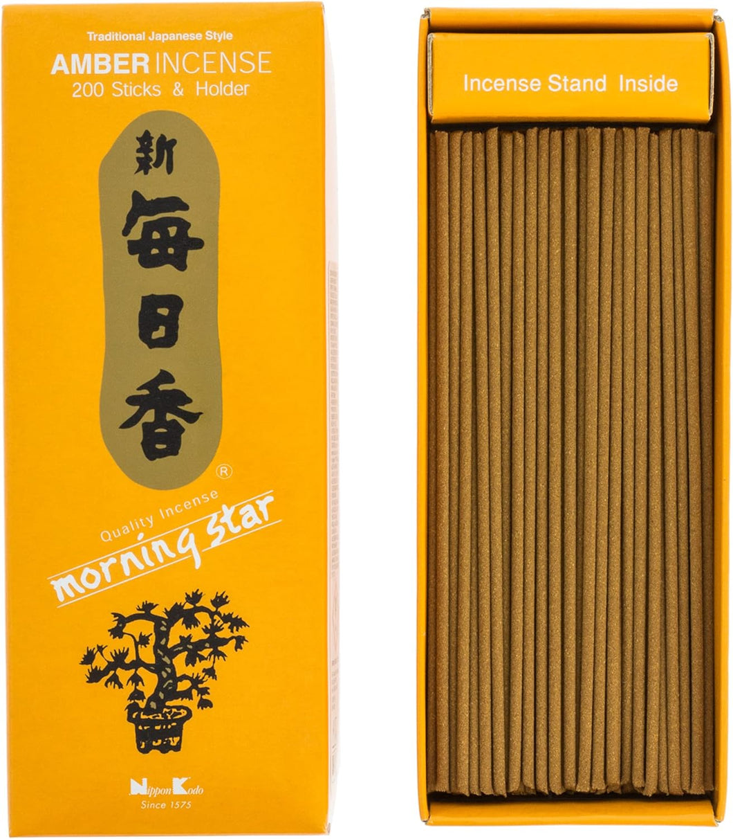 200 Sticks Morning Star Amber Incense