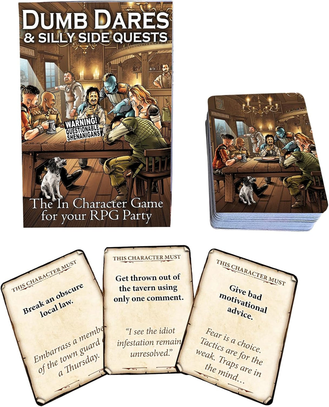 Dumb Dares & Silly Side Quests - The In Character Game for your RPG Party