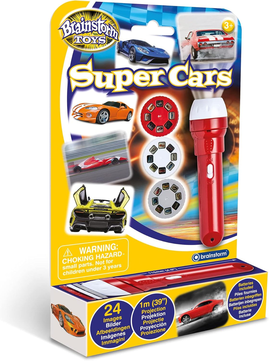 Super Cars Torch and Projector