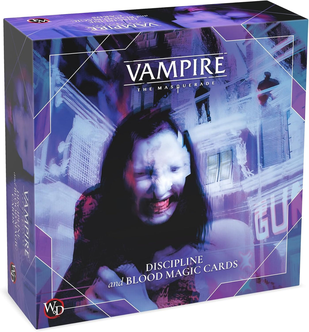 Discipline and Blood Magic Cards: Vampire: The Masquerade 5th Edition RPG
