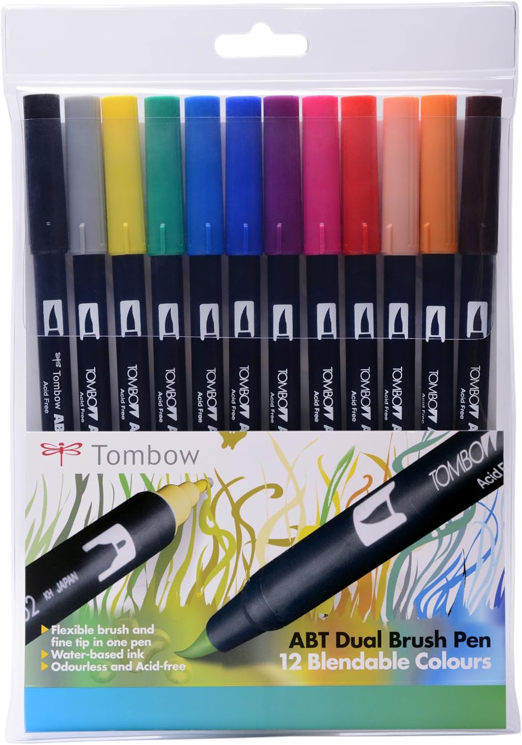 Tombow 12 Pens Primary