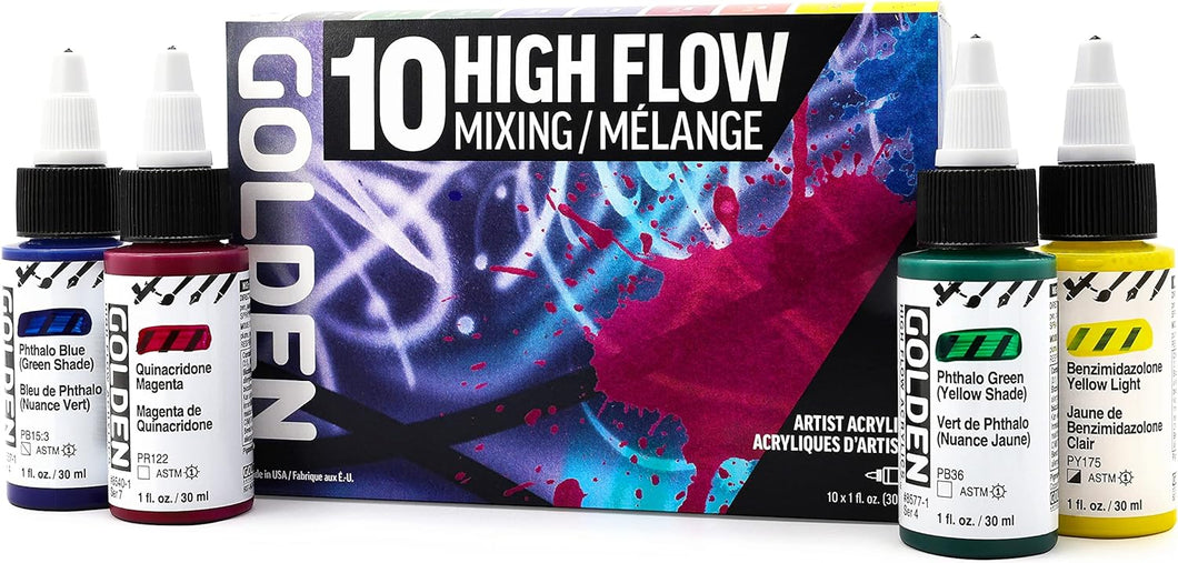 Golden High Flow Mixing Set (10 x 30ml)