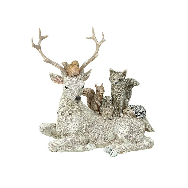 DEER AND FRIENDS ORNAMENT