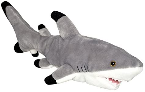 Wild Planet 31 cm Classic Shark Plush Toy (Multi-Colour)