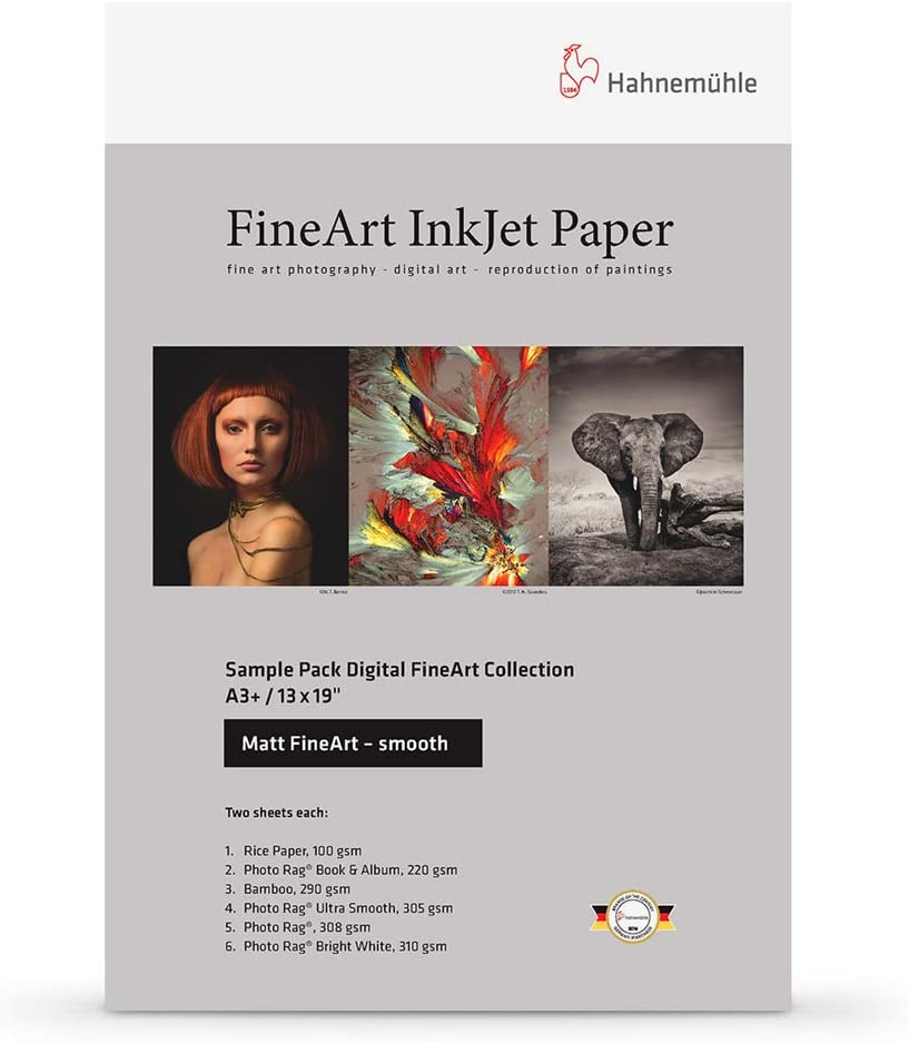 Hahnem?hle Sample Pack - Matt Fine Art - Smooth, 12 sheets