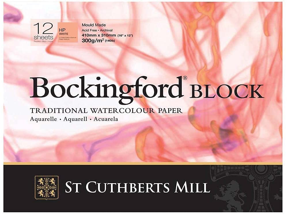 Bockingford Watercolour Block 140lb/300gms 9x12