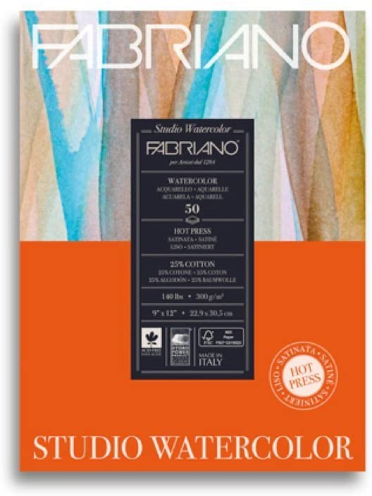 Fabriano Studio Wc Pad 9X12 Hp 140Lb 50 Shts