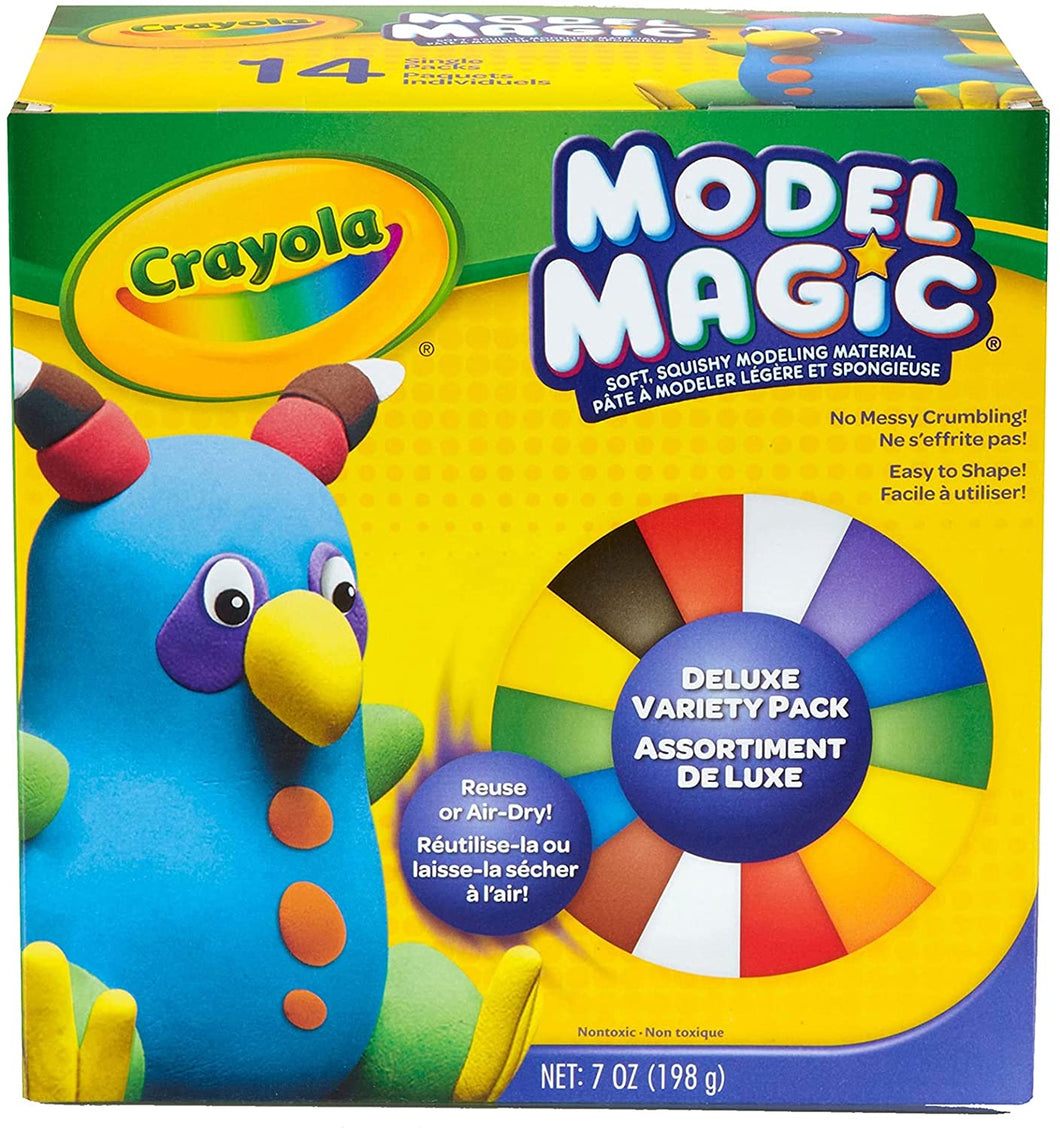 Crayola Model Magic Deluxe Variety Pack Air Dry Modelling Clay/Dough