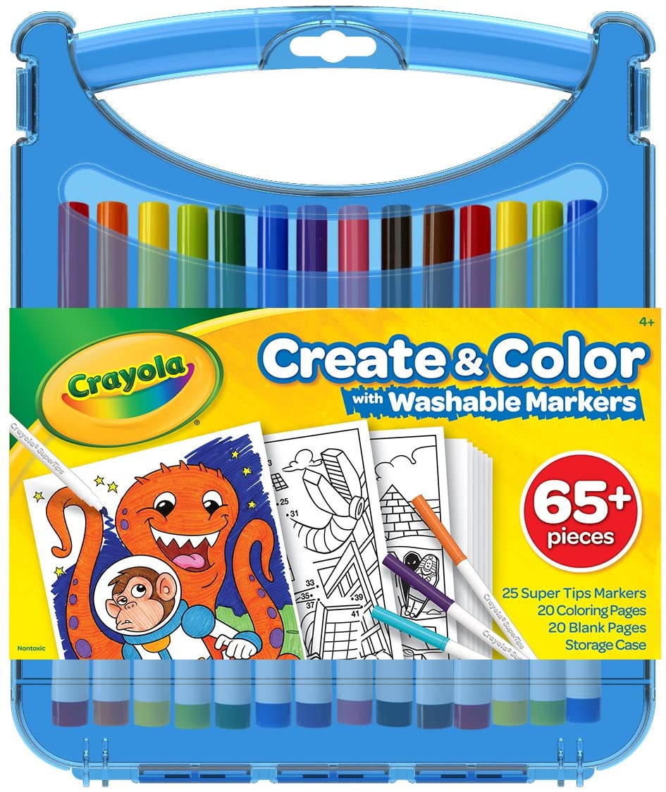 Crayola Create & Color Super Tips Washable Markers Kit