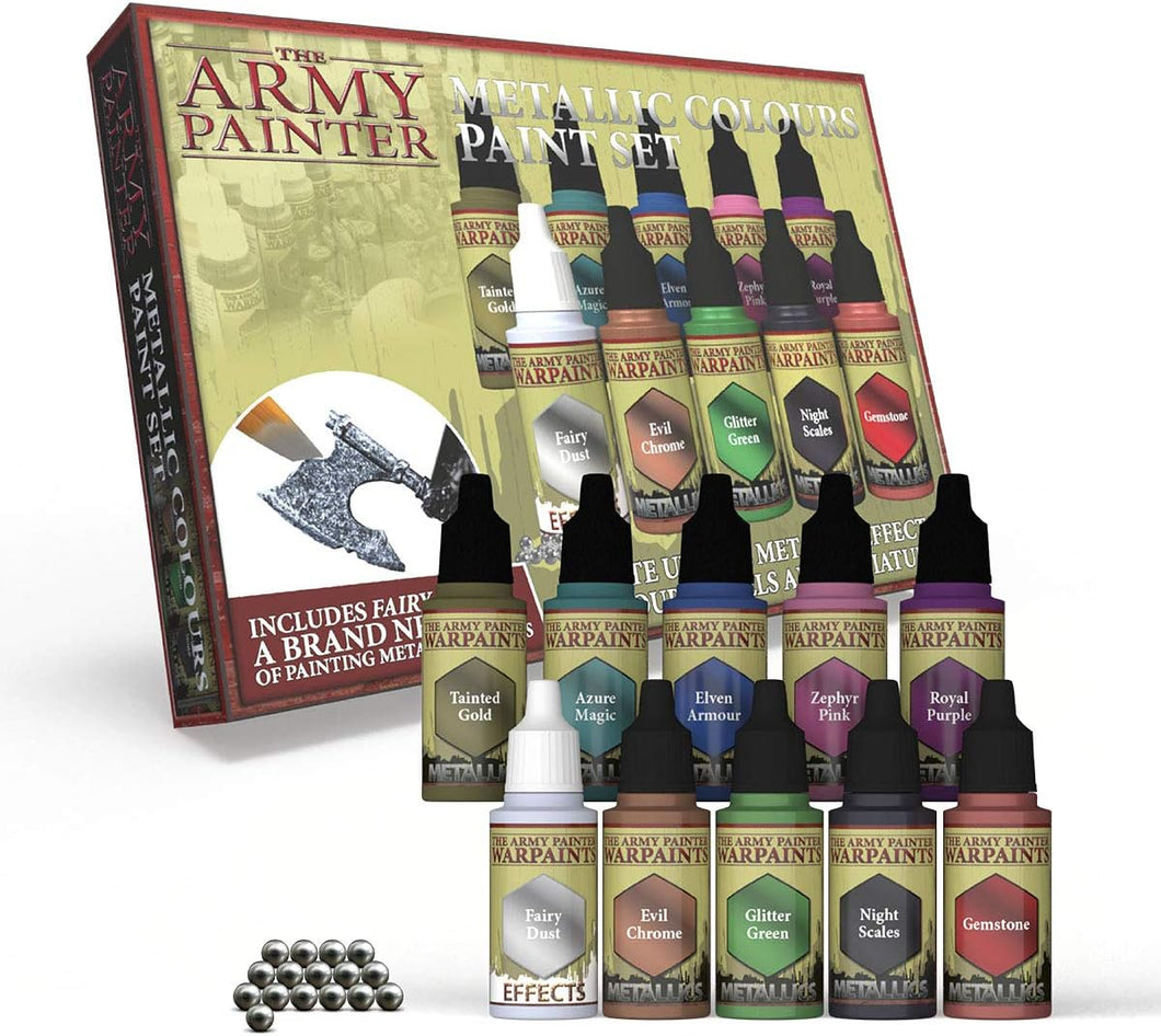 Warpaints Metallic Colours Paint Set