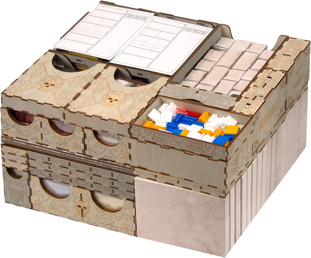 Frosthaven Board Game Organizer - Frosthaven Organizer Of Sturdy Plywood - Convenient and Stylish Frosthaven Insert